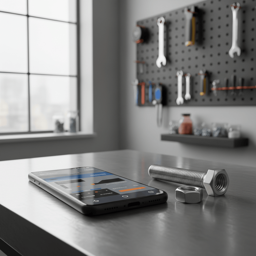 Viewing accurate fastener specs on phone screen