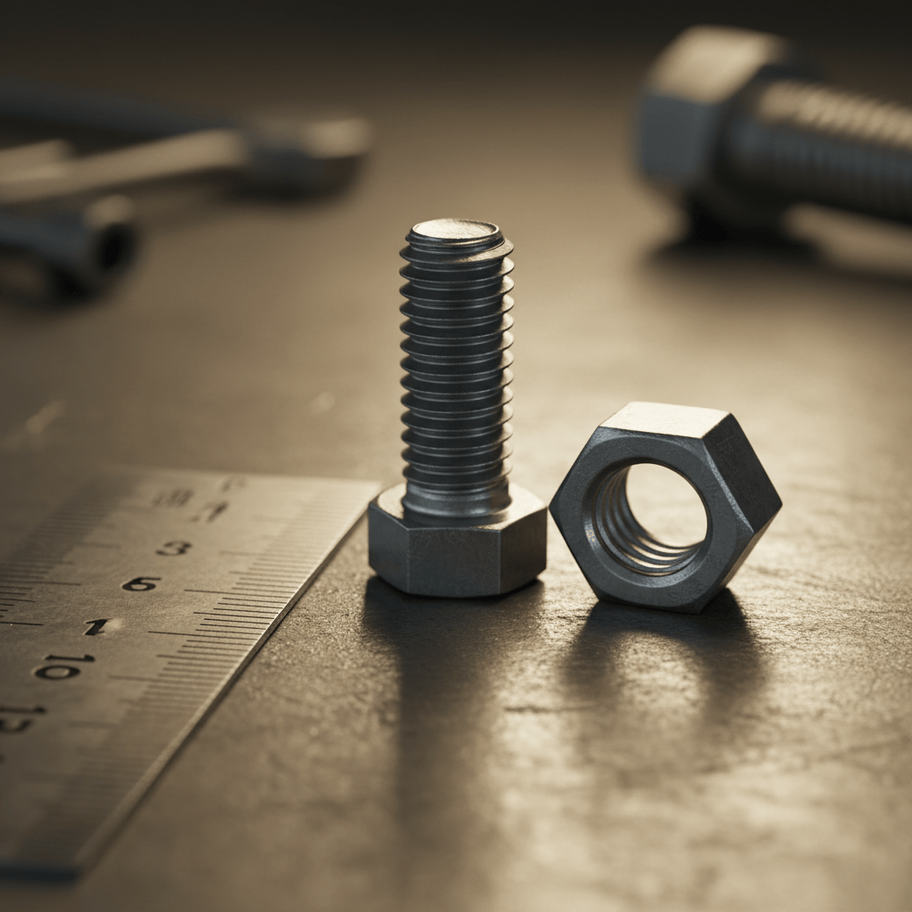 AI analyzing fastener dimensions from photo